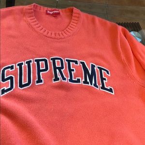 supreme tackle twill sweater